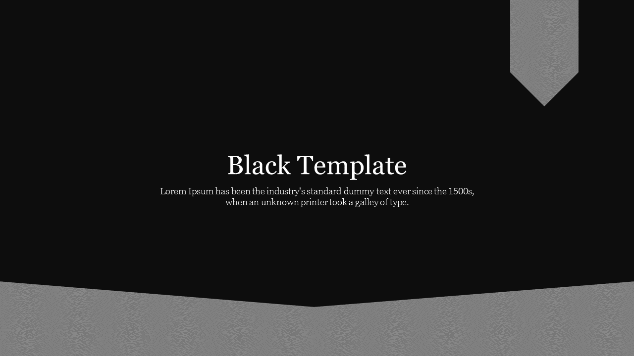Free Black Template